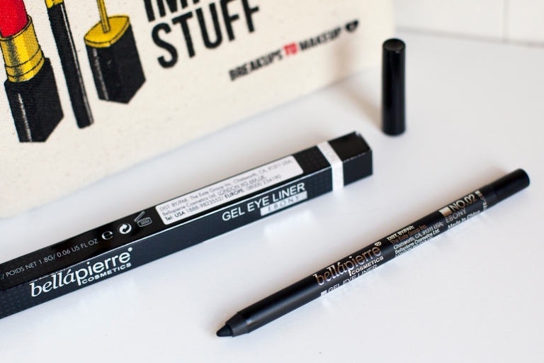 BelláPierre Cosmetics: Waterproof Mineral Gel Eyeliner Pencil in Ebony, full size